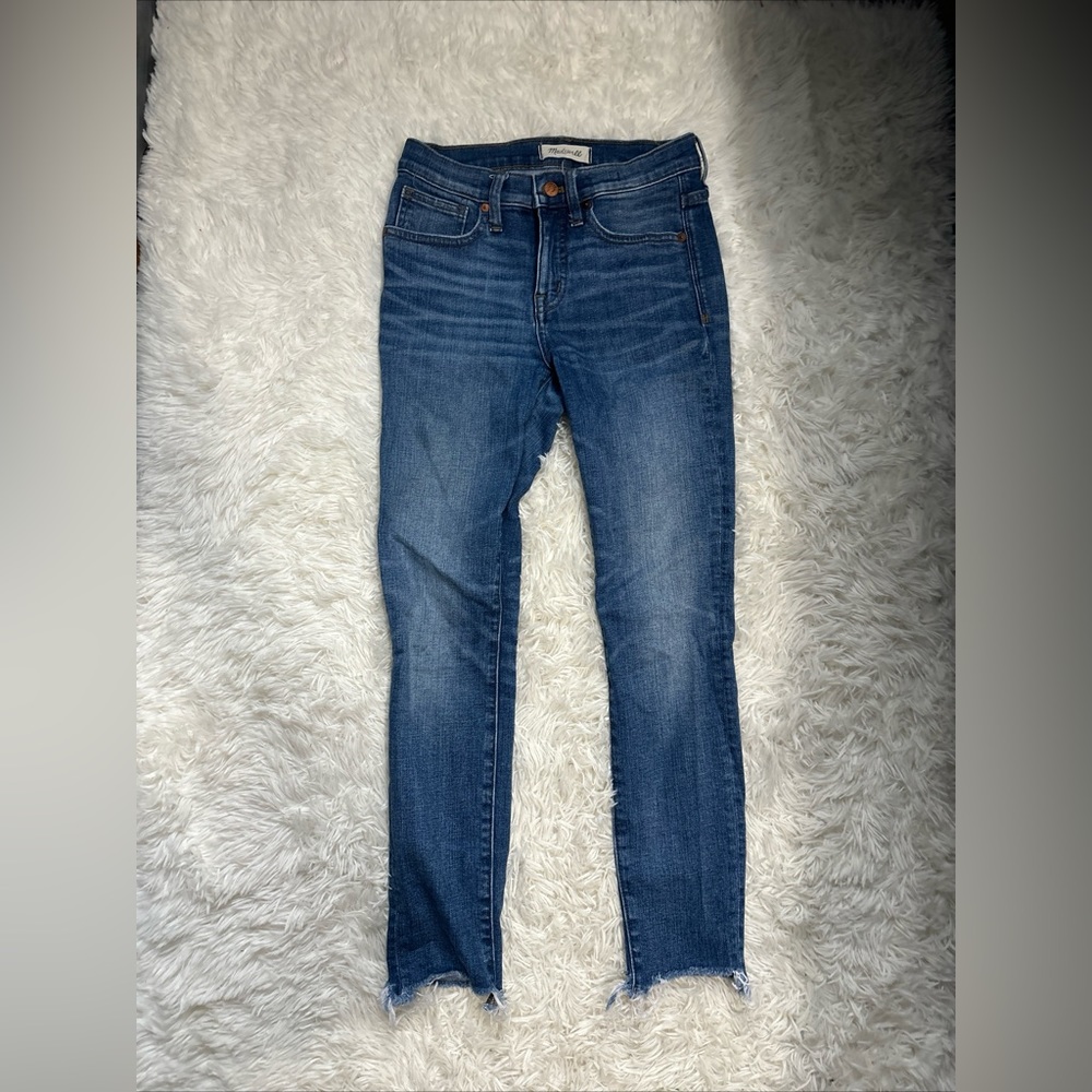 Madewell 9” High Rise Skinny Crop Jeans 25